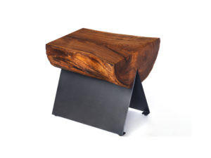 Log on side table